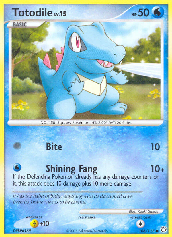 Mysterious Treasures 106 Totodile