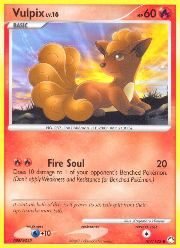 Mysterious Treasures 107 Vulpix
