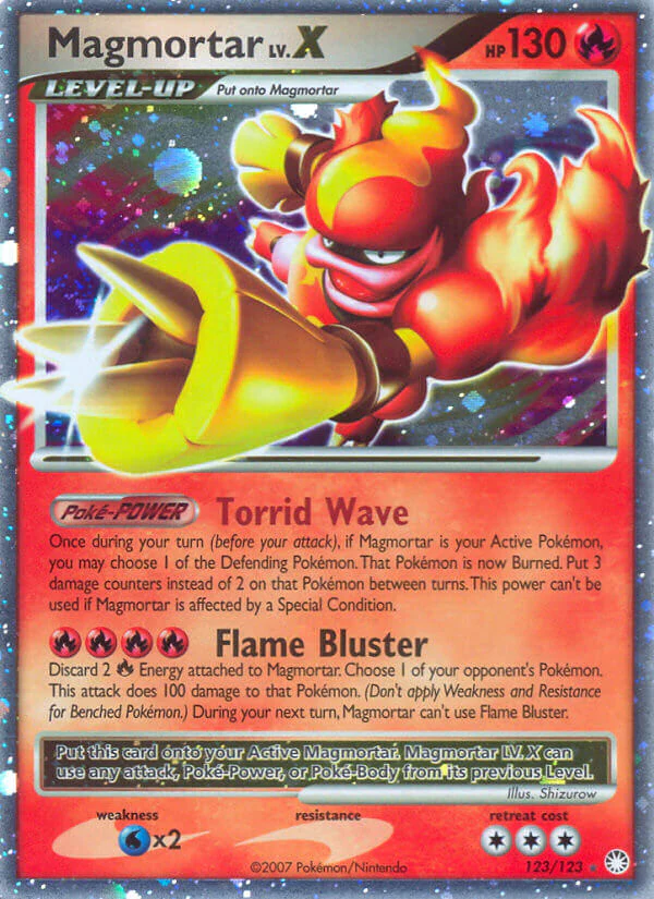 Mysterious Treasures 123 Magmortar Lv.X