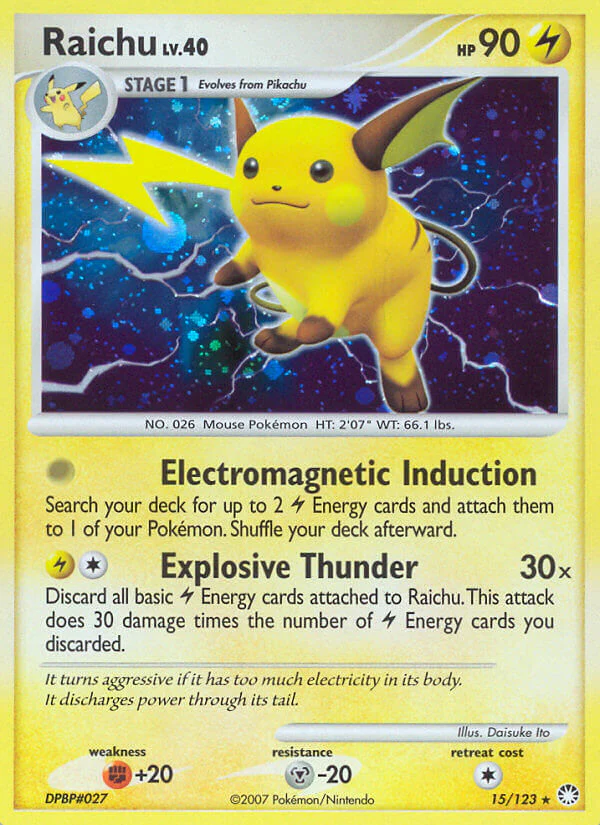 Mysterious Treasures 015 Raichu