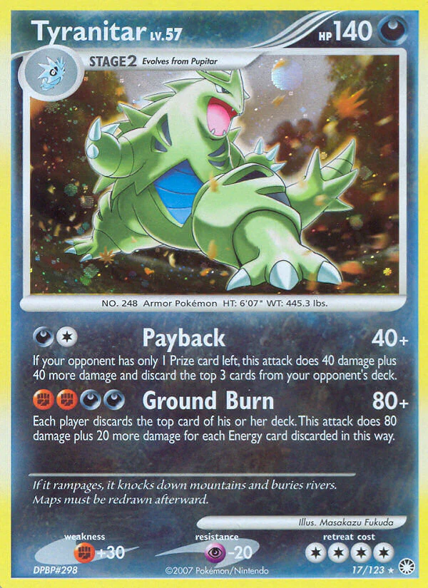Mysterious Treasures 017 Tyranitar