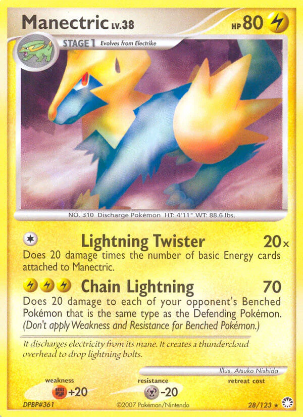 Mysterious Treasures 028 Manectric