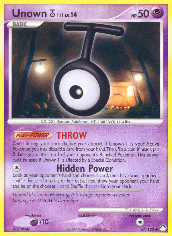 Mysterious Treasures 067 Unown [T]