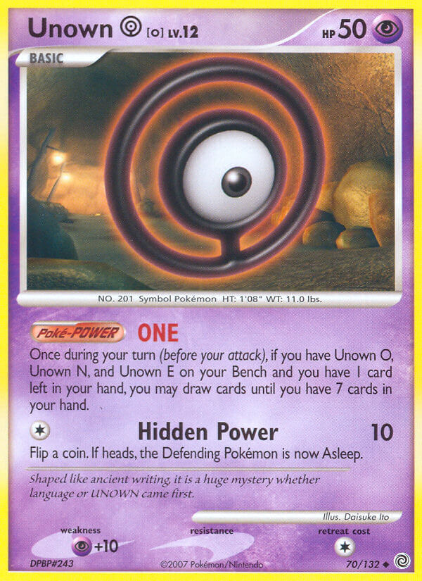 Secret Wonders 070 Unown [O]