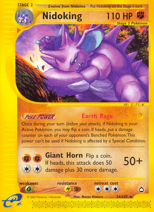 Aquapolis 024 Nidoking