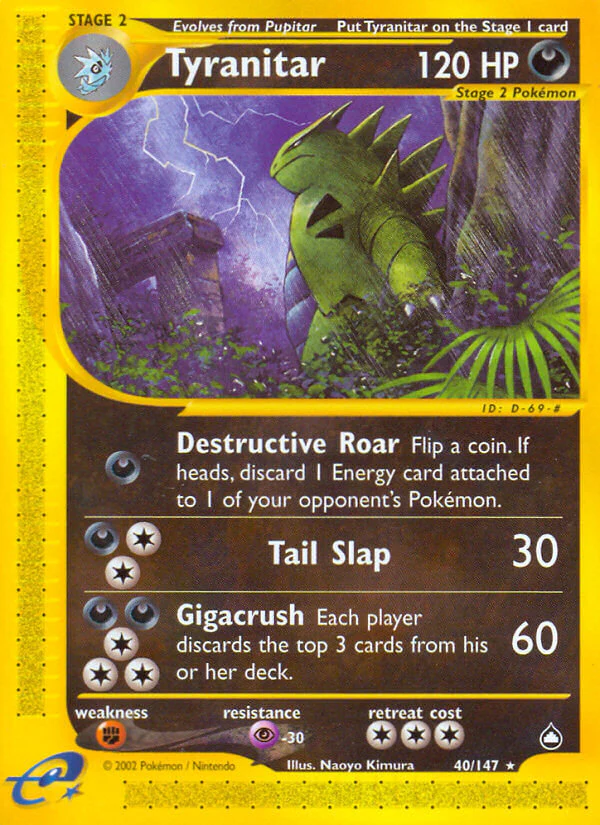 Aquapolis 040 Tyranitar