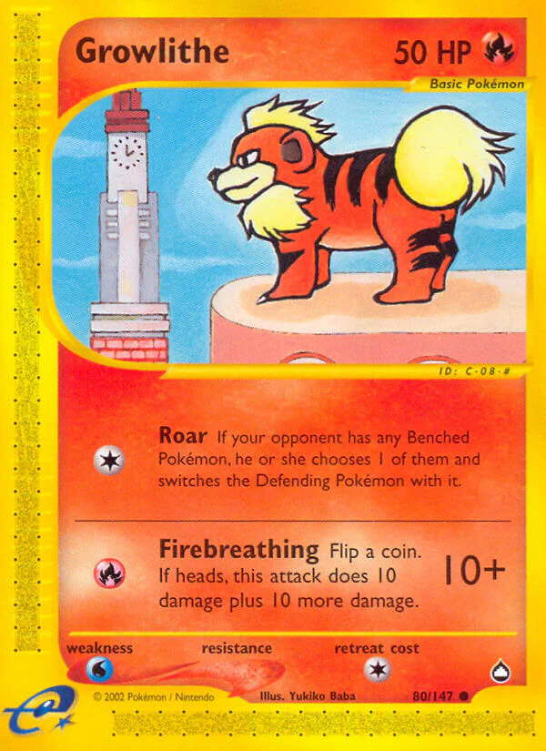 Aquapolis 080 Growlithe