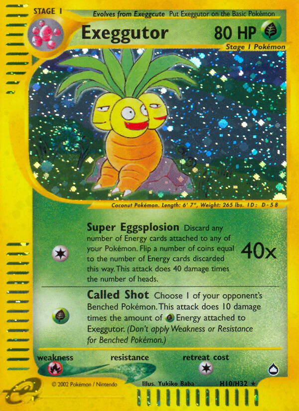 Aquapolis H10 Exeggutor
