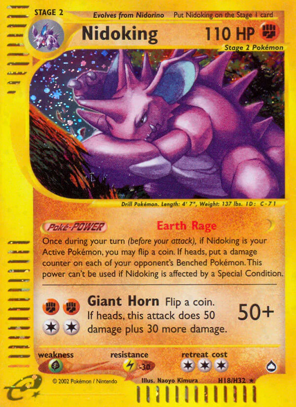Aquapolis H18 Nidoking