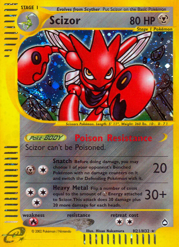 Aquapolis H21 Scizor