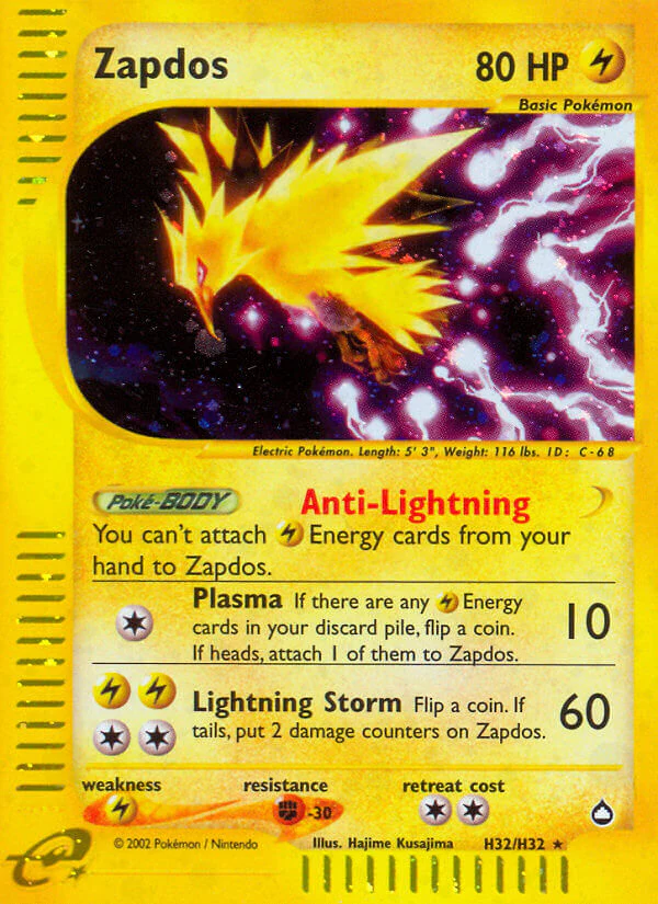 Aquapolis H32 Zapdos