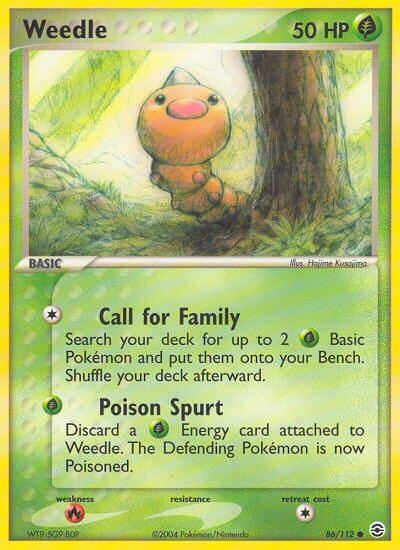 FireRed and LeafGreen 086 Weedle