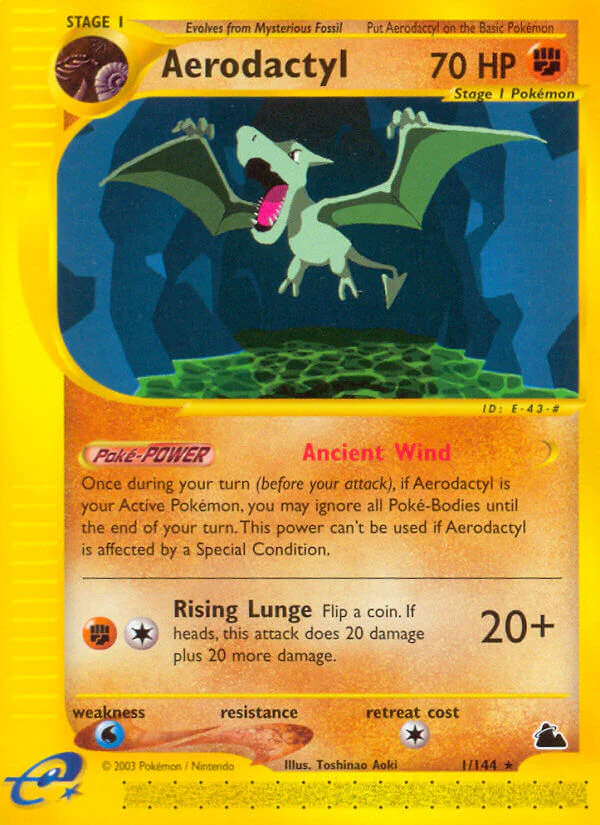 Skyridge 001 Aerodactyl