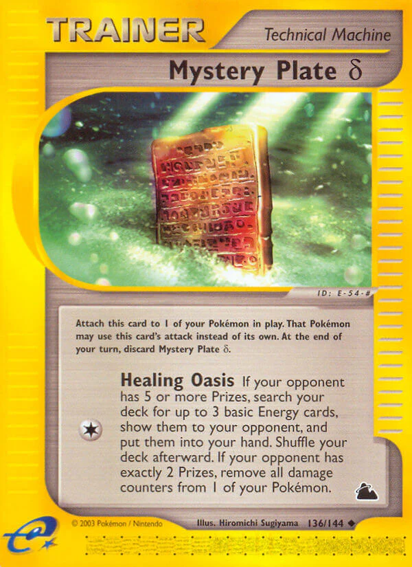 Skyridge 136 Mystery Plate Delta