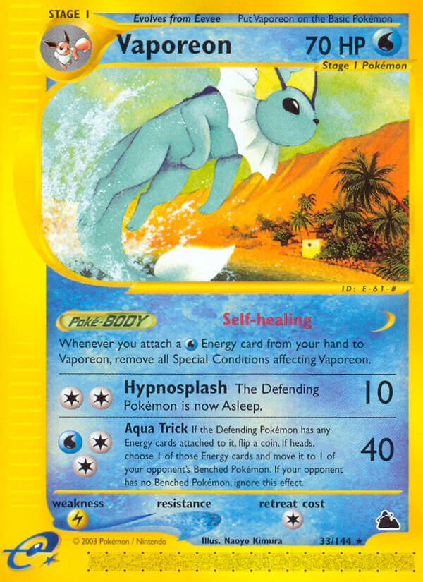 Skyridge 033 Vaporeon