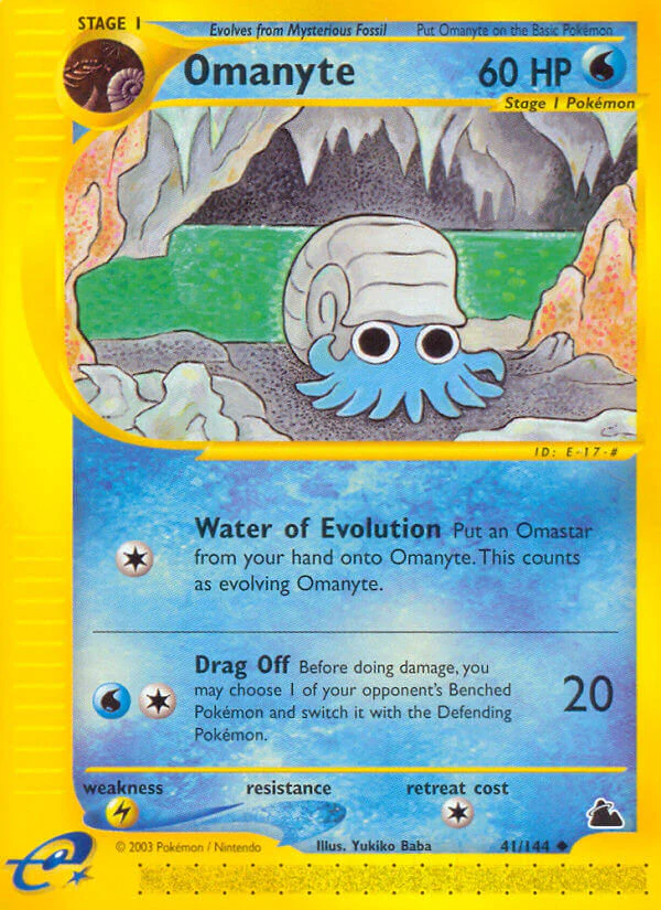 Skyridge 041 Omanyte