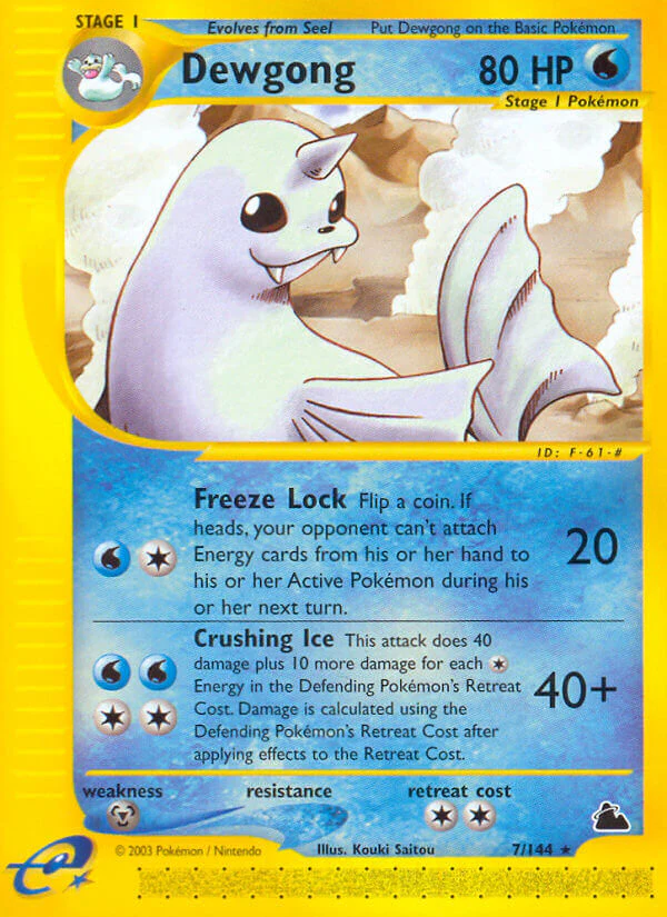 Skyridge 007 Dewgong