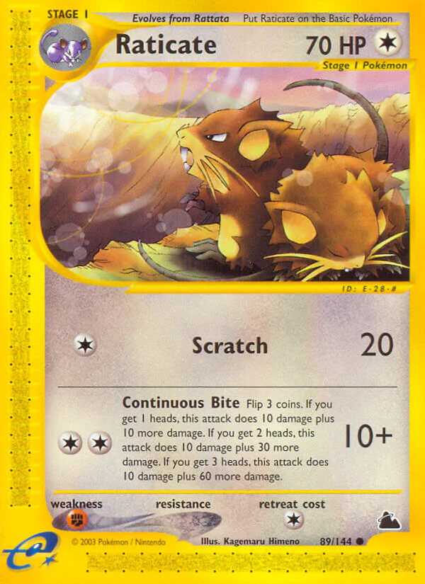 Skyridge 089 Raticate