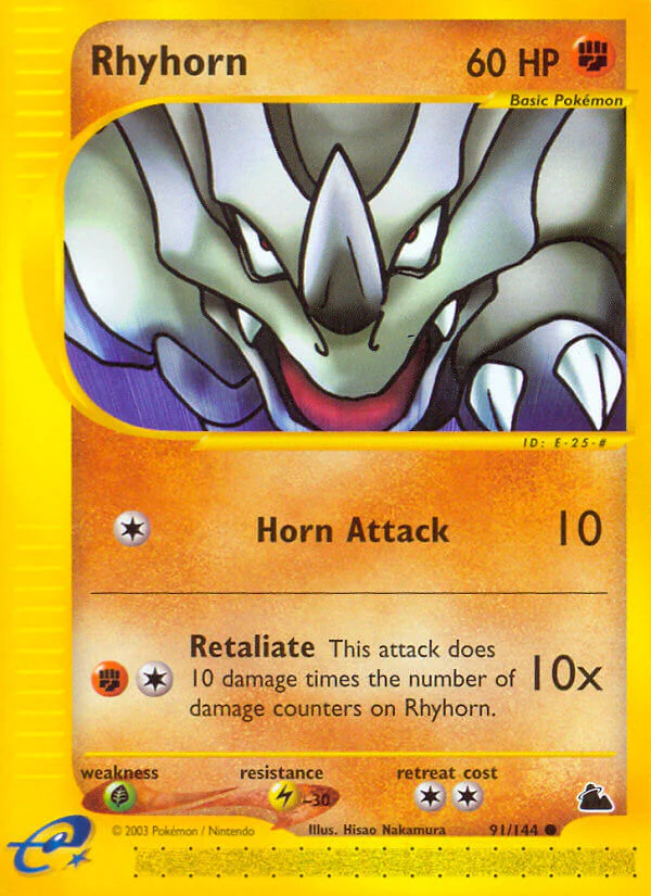 Skyridge 091 Rhyhorn