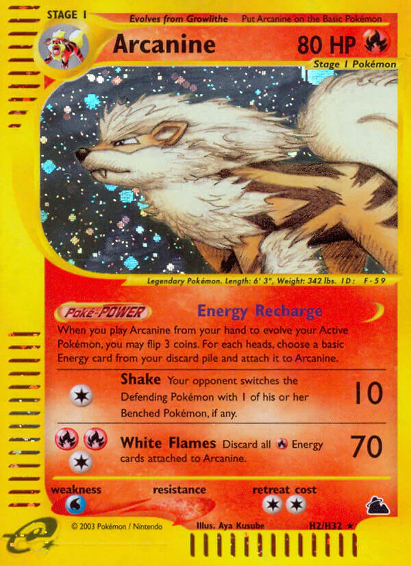 Skyridge H2 Arcanine