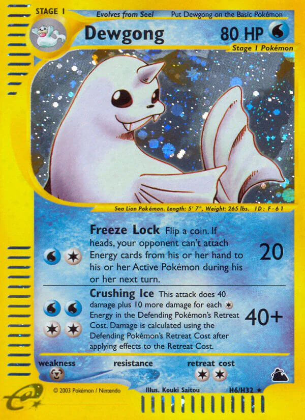 Skyridge H6 Dewgong