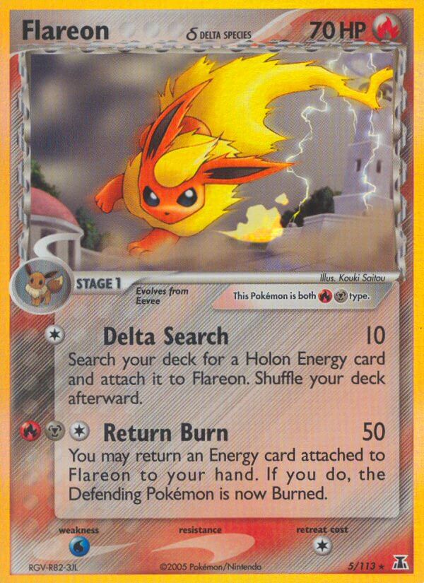 Delta Species 005 Flareon (Delta Species)