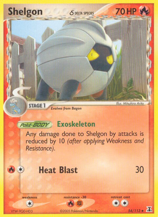 Delta Species 054 Shelgon (Delta Species)
