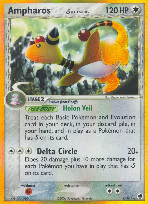 Dragon Frontiers 1 Ampharos