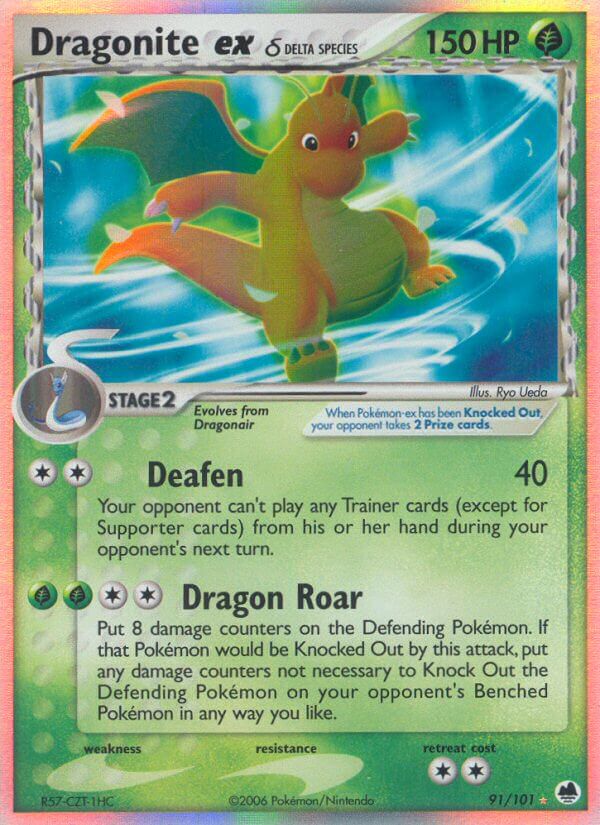 Dragon Frontiers 91 Dragonite ex