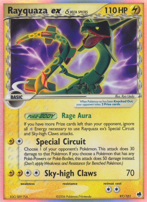 Dragon Frontiers 97 Rayquaza ex