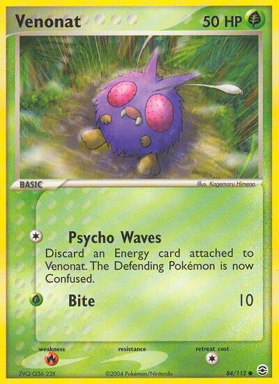 FireRed and LeafGreen 084 Venonat