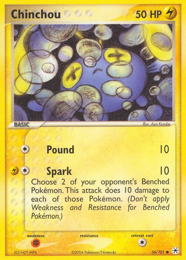 Hidden Legends 056 Chinchou