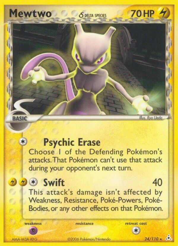 Holon Phantoms 024 Mewtwo (Delta Species)
