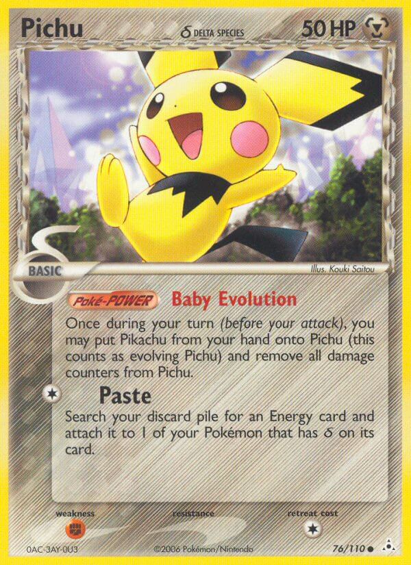 Holon Phantoms 076 Pichu (Delta Species)