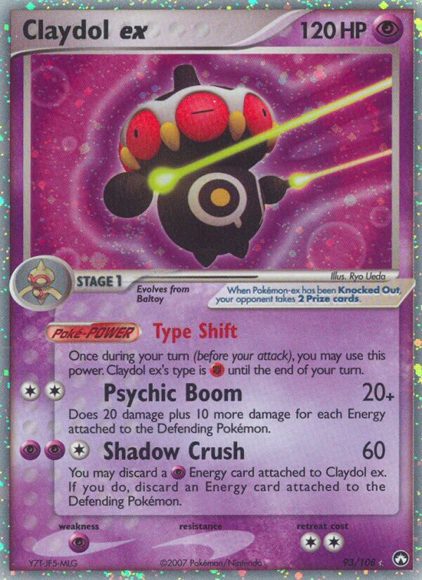 Power Keepers 093 Claydol ex