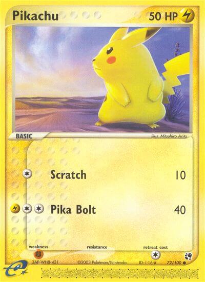Sandstorm 072 Pikachu