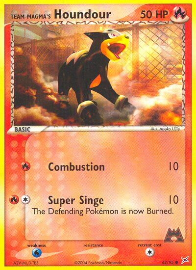 Team Magma vs Team Aqua 062 Team Magma's Houndour