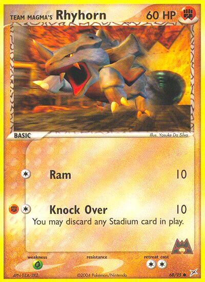 Team Magma vs Team Aqua 068 Team Magma's Rhyhorn