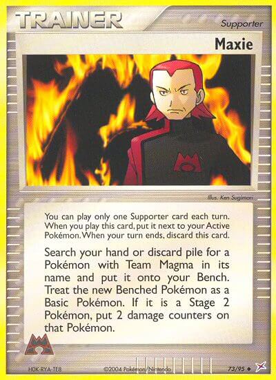 Team Magma vs Team Aqua 073 Maxie