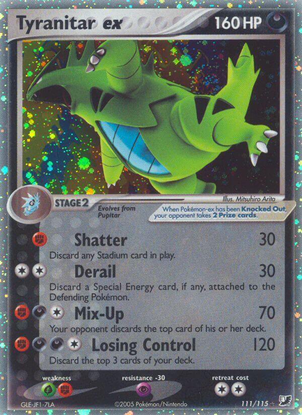 Unseen Forces 111 Tyranitar ex