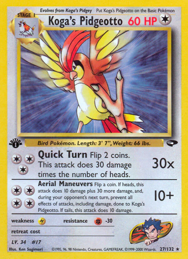 Gym Challenge 027 Koga's Pidgeotto