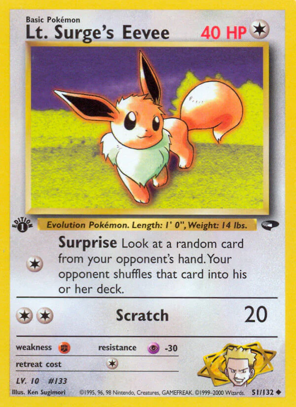 Gym Challenge 051 Lt. Surge's Eevee