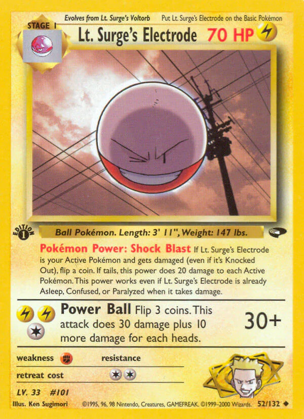 Gym Challenge 052 Lt. Surge's Electrode