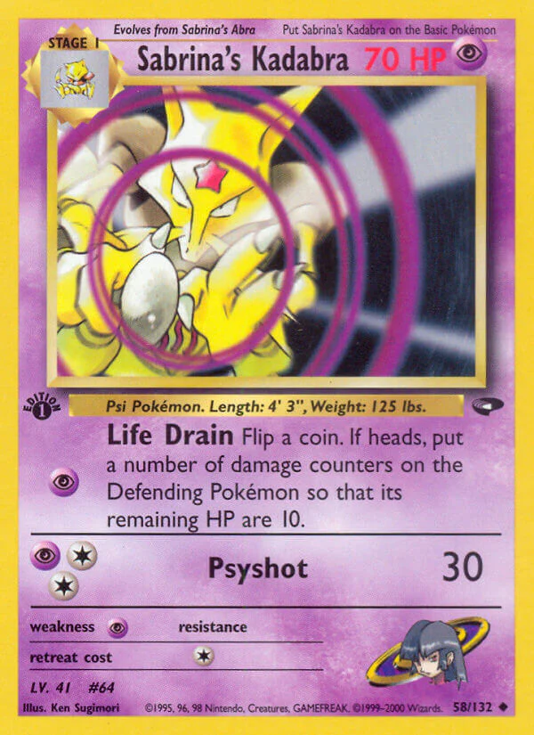 Gym Challenge 058 Sabrina's Kadabra