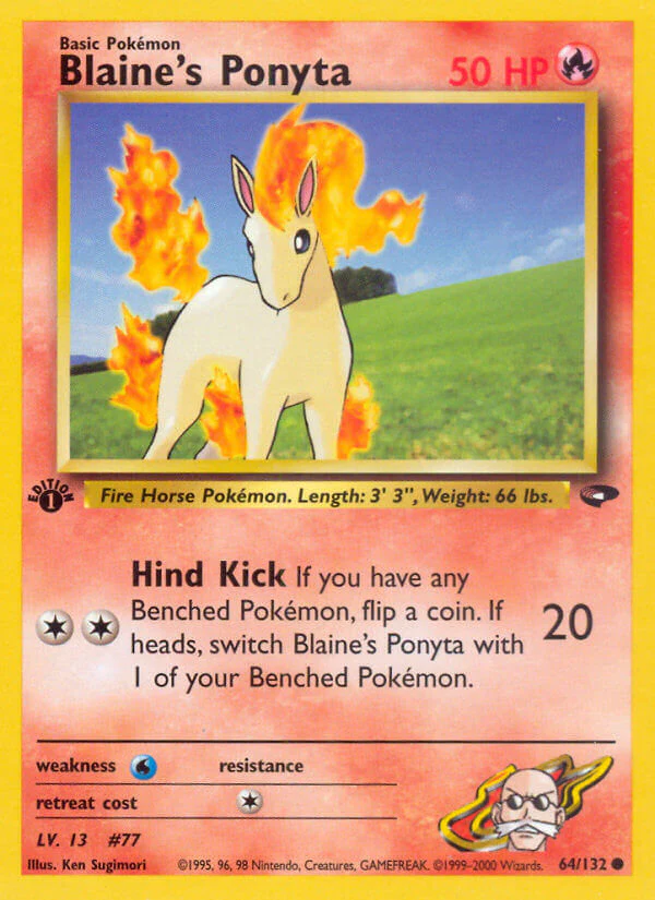 Gym Challenge 064 Blaine's Ponyta