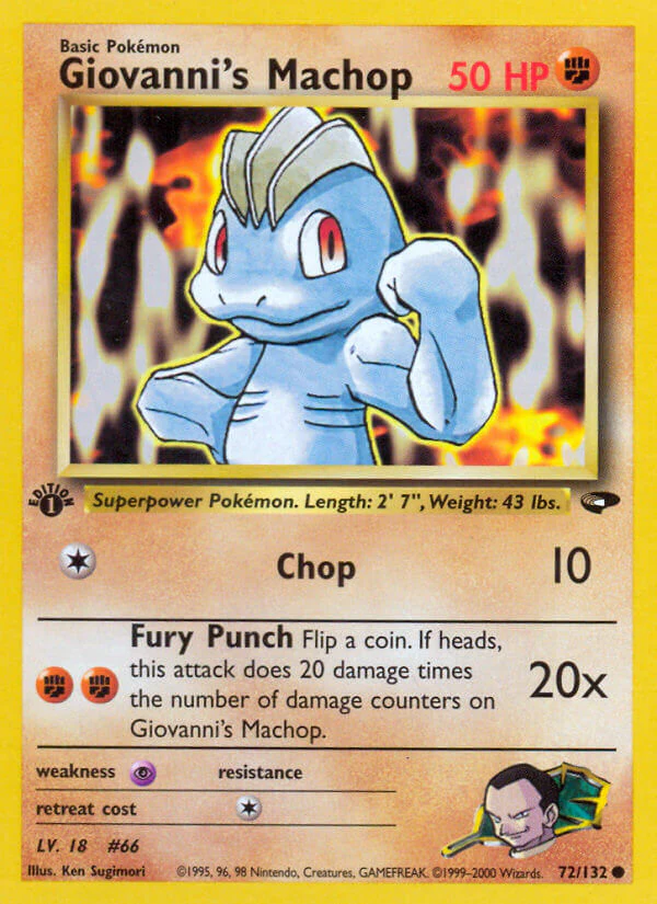 Gym Challenge 072 Giovanni's Machop
