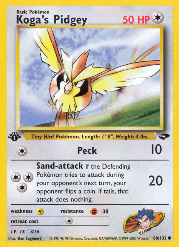 Gym Challenge 080 Koga's Pidgey