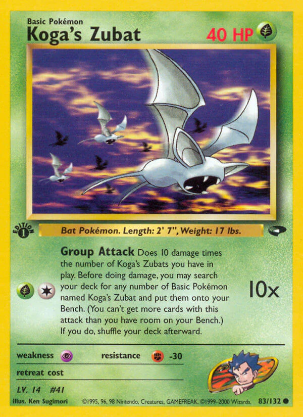 Gym Challenge 083 Koga's Zubat