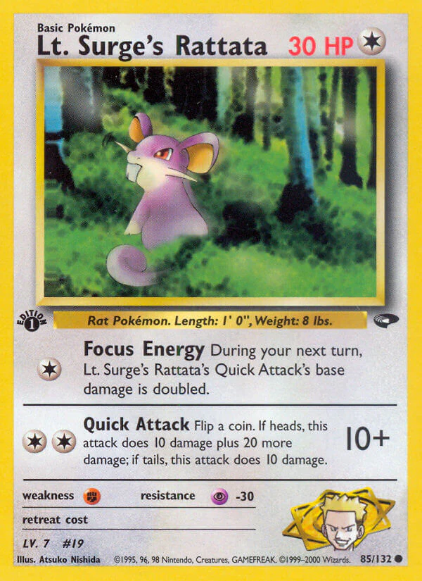 Gym Challenge 085 Lt. Surge's Rattata
