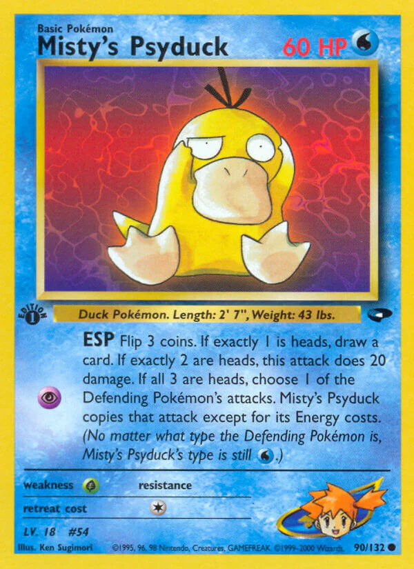 Gym Challenge 090 Misty's Psyduck